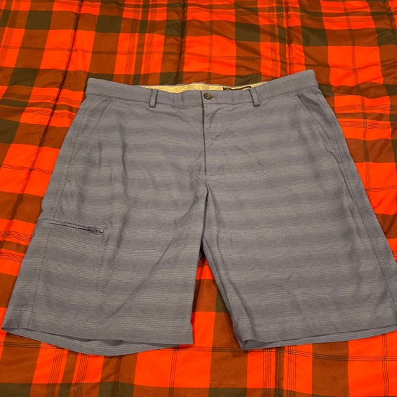 Greg Norman blue golf style shorts - Picture 1 of 7